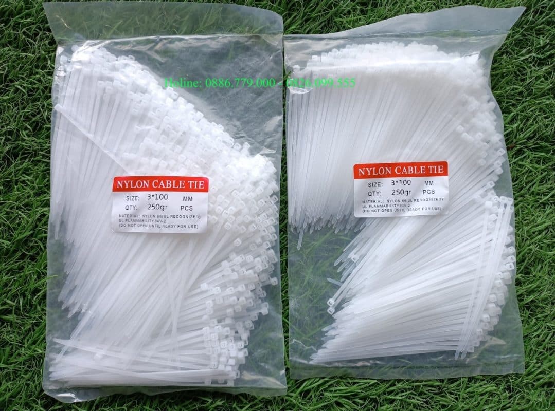 Tổng kho bán dây rút nhựa 100mm*3mm và Dây rút nhựa 100mm*4mm giá bán ...