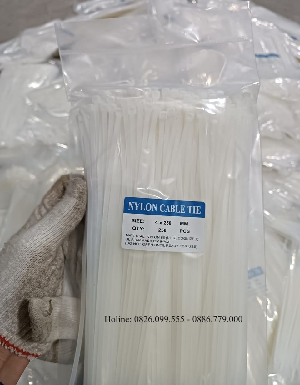 Tổng kho bán dây rút nhựa 100mm*3mm và Dây rút nhựa 100mm*4mm giá bán ...