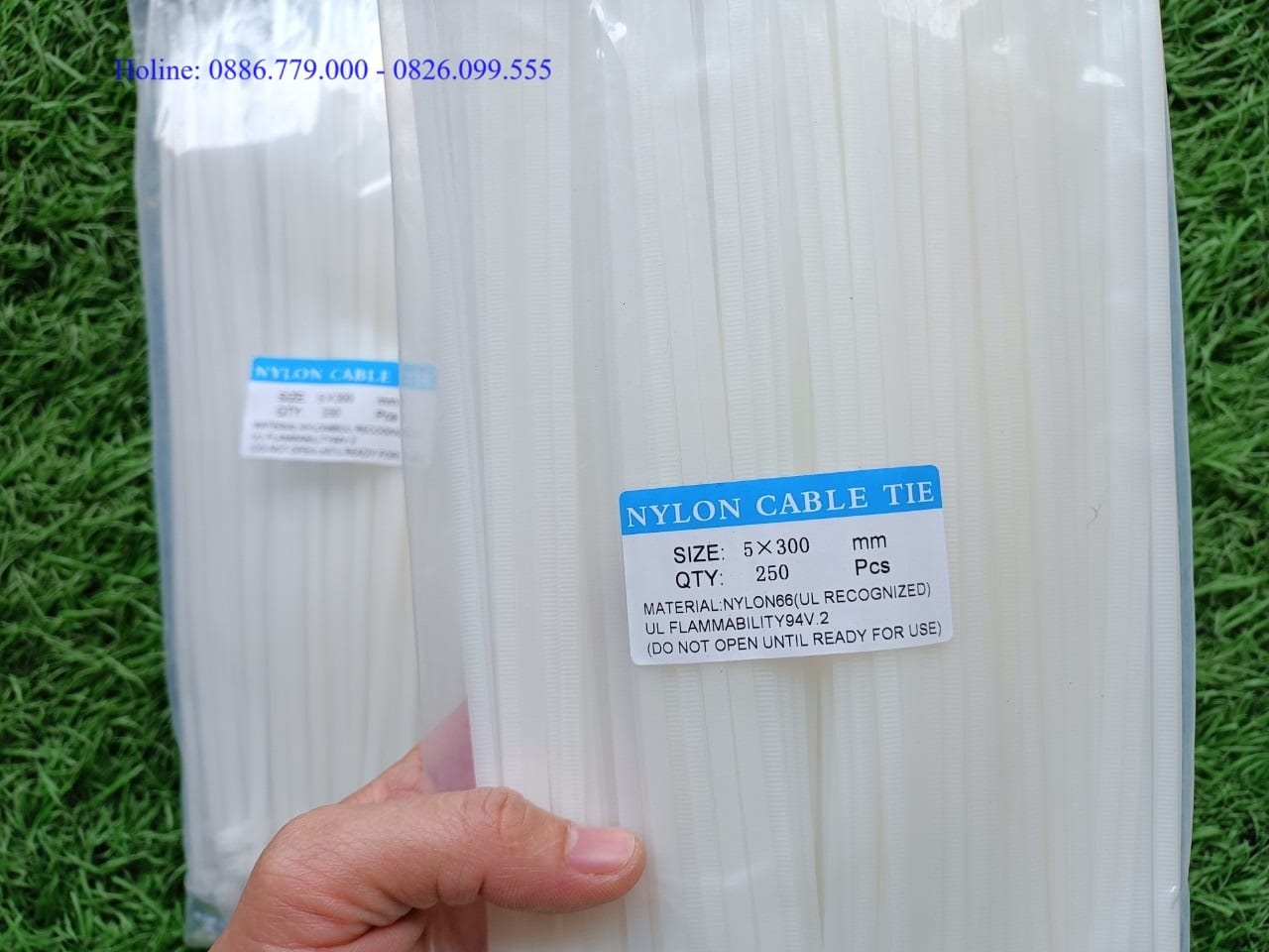 Sản xuất và phân phối Dây rút nhựa 300mm*4mm, Dây rút nhựa 300mm*5mm ...