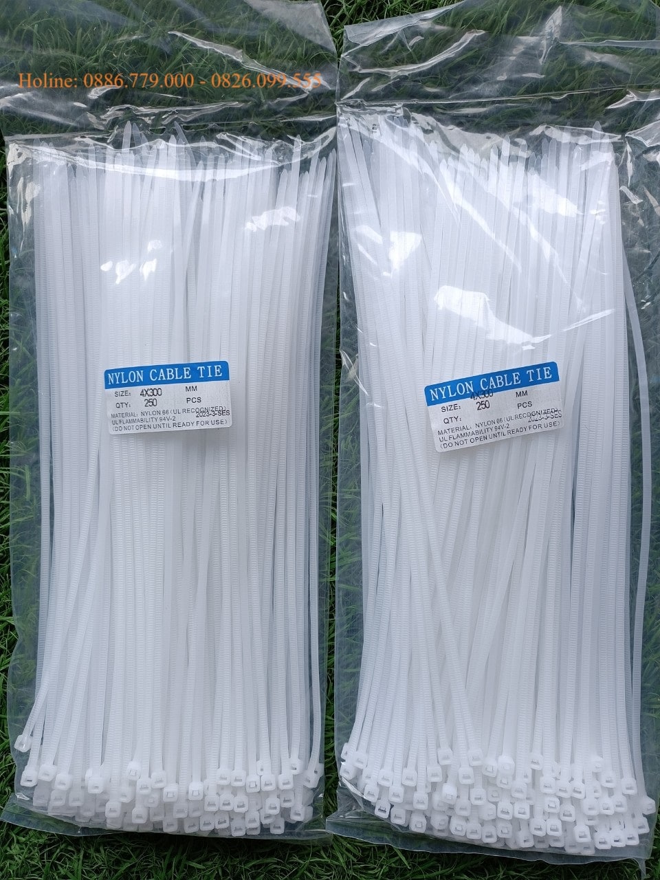 Sản xuất và phân phối Dây rút nhựa 300mm*4mm, Dây rút nhựa 300mm*5mm ...