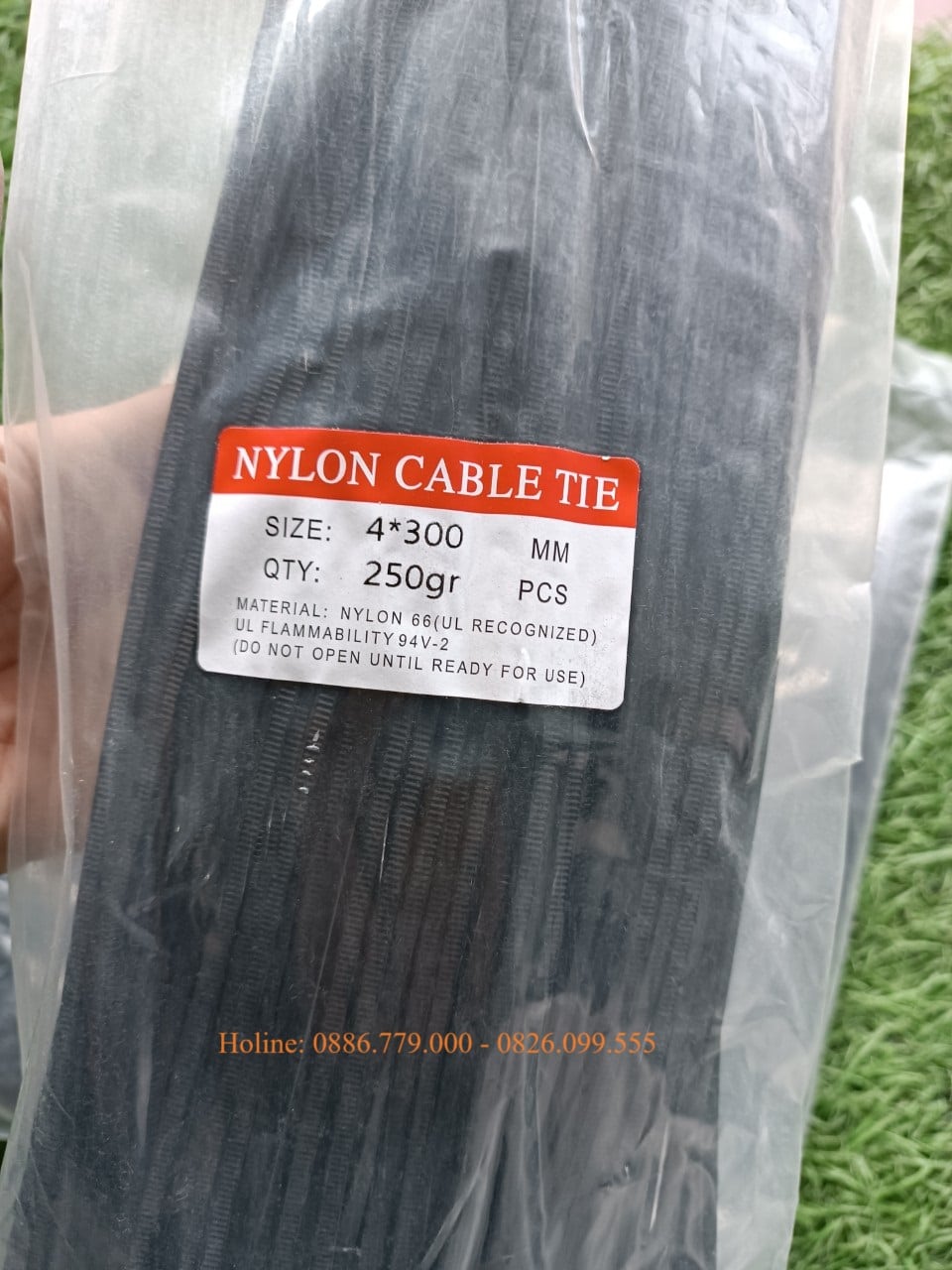 Sản xuất và phân phối Dây rút nhựa 300mm*4mm, Dây rút nhựa 300mm*5mm ...