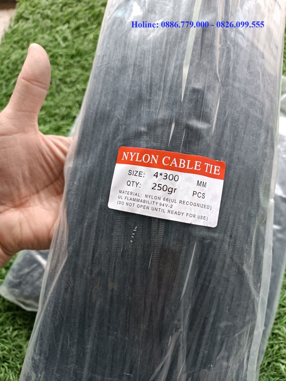 Sản xuất và phân phối Dây rút nhựa 300mm*4mm, Dây rút nhựa 300mm*5mm ...