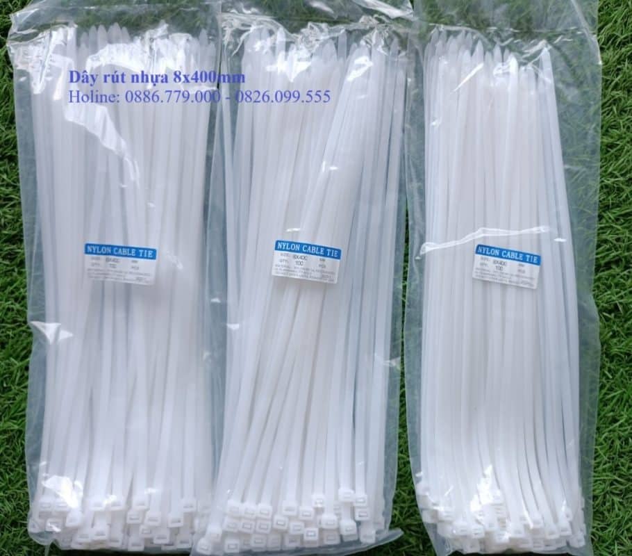 Giá sỉ dây rút nhựa 400mm (Lạt nhựa, dây thít nhựa) năm 2024