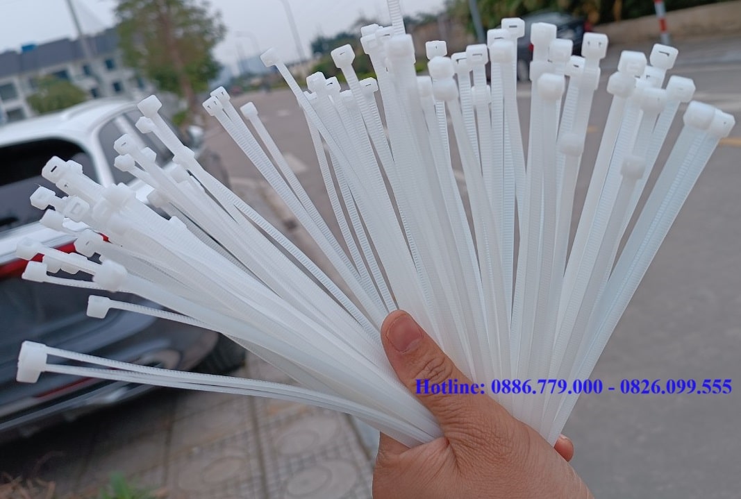 Sản xuất và phân phối Dây rút nhựa 300mm*4mm, Dây rút nhựa 300mm*5mm ...